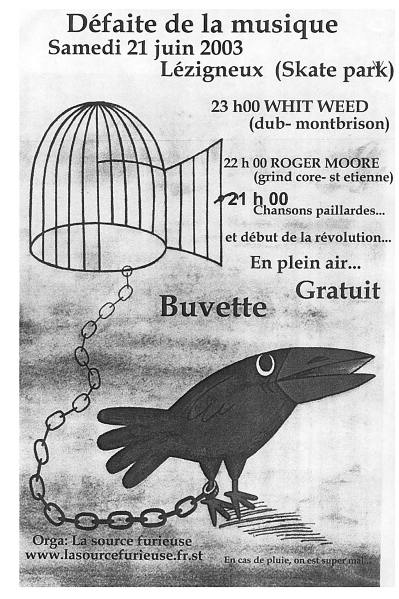21/06/2003 - Roger Moore + Whit Weed + Flocon @ Lézigneux