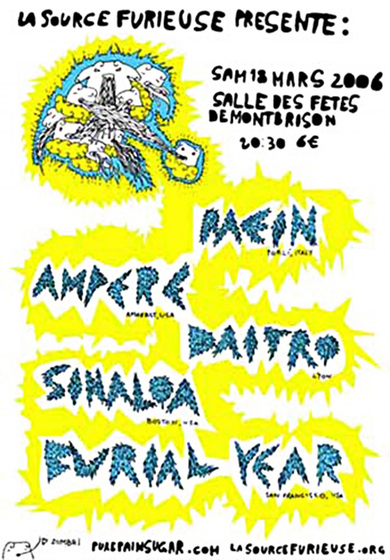 18/03/2006 - Ampere + Raein + Sinaloa + Burial Year + Daïtro @ Montbrison