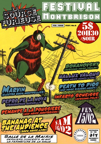 15 & 16/02/2008 - 6ème Festival de La Source Furieuse @ Montbrison
