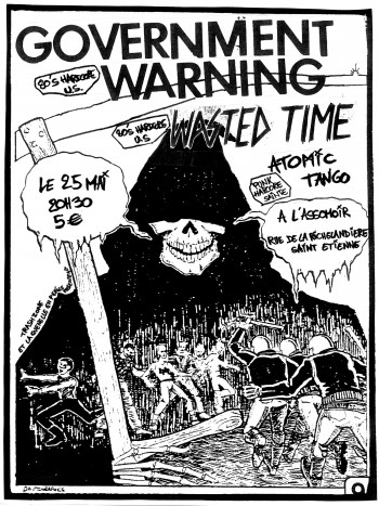 25/05/2009 - Government Warning + Wasted Time + Atomic Tango @ St-Etienne (L'Assommoir)