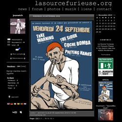 la source furieuse, archive